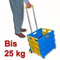 Einkaufstrolley Einkaufswagen Rollbox Einkaufs-Trolley 25kg klappbar KLAPPBOX