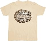 House M.D. Brain Logo Cream T-shirt Tee