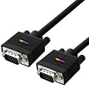 TRIXES Black 5 Metre VGA Monitor Lead for Mac PC Laptop HD LCD TFT TV Cable Male to Male