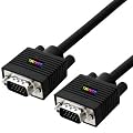 TRIXES Black 5 Metre VGA Monitor Lead for Mac PC Laptop HD LCD TFT TV Cable Male to Male