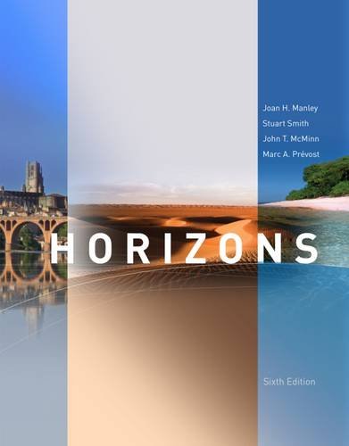 Student Activities Manual for Manley/Smith/Prevost/McMinn's Horizons, 6th