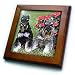 Schnauzer - 8x8 Framed Tile
