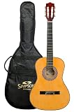 Quality 1/4 size acoustic guitar pack for kids beginners - suit 4 to 5 years - inc bag, strap, picks