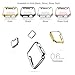 Apple Watch Case,Aroko Super Thin PC Plated Plating Protective Bumper Case for Apple Watch 38MM (PC Case RoseGold 38mm)