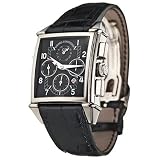 Girard-Perregaux Vintage 1945 Chronograph GMT Mens Automatic Watch 18K White Gold Black Dial on... by Girard Perregaux
