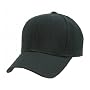Plain Fitted Hat - Black