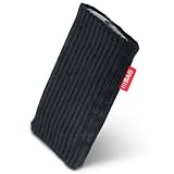 fitBAG Retro Schwarz Handytasche Tasche aus Cord-Stoff mit Microfaserinnenfutter f�r LG KF750 SECRETvon "fitBAG"