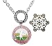 Magnetic Necklace
Magnetic Ball Marker Necklace w/ A Woman's Place & Snowflake ballmarkers Accented with Swarovski Crystals