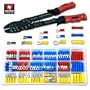 Neiko 175 Pieces Solderless Wire Terminal & Connection with Wire Stripper Crimper Tool