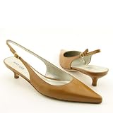 ANNE KLEIN AK Karla Heels Pumps Beige, Khaki, Tan Womens
