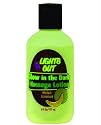 Lights Out Glow in the Dark Massage Lotion - 6 oz Bottle Melon