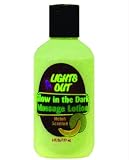Lights Out Glow in the Dark Massage Lotion - 6 oz Bottle...