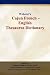 Book Websters Cajun French - English Thesaurus Dictionary