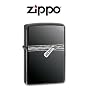 Zippo Lighter Zipper, Black Ice