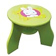 Lohasrus Kids Stool HC-15043, Non-toxic Dual Painted MDF, Variable colors for your choice, for ages 2 to 8, Free Drawing Book