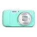 GMYLE(R S-View with Lens Cover for Samsung Galaxy S4 Zoom - Mint Green Zoom TPU Flip Folio Cases with Lens Cover Brand Logo