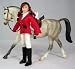 Breyer Classics 61055 ENGLISH Riding Set - Rider, Horse & Saddle