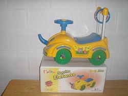 Childrens Push Car - Elephant Style - Yellow Color