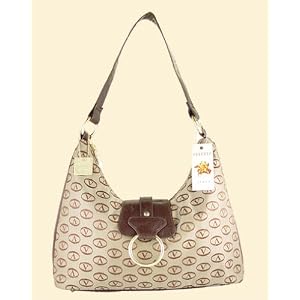 Authentic Vecceli Italy Signature Collection Handbag designed by Ronella Lucci (beige) 12x9.5x2.5 courses shop 