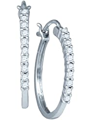 0.24CTW DIAMOND MICRO-PAVE EARRINGS
