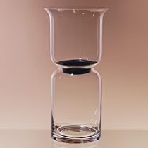 Double Layer Hurricane Candle Holder 15 3/4 Inches Tall By 6 1/4 Inches Wide