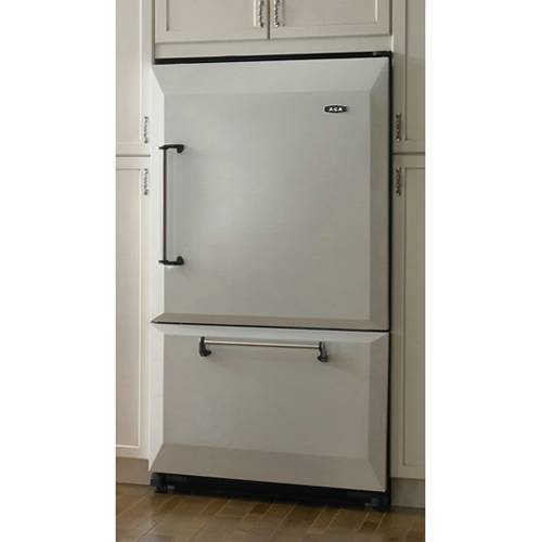 Aga AFHR-36-BLK Black 20 cu. ft. Counter Depth Bottom Freezer Refriger
