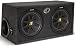 Kicker 10DC124 Dual Vented Sub Enclosure Loaded with 2 Comp Subwoofers