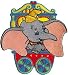 Disney Dumbo Circus Cart Elephant Embroidered Iron On Patch DS-208