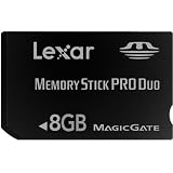 Lexar Platinum II 8 GB Memory Stick Pro Duo Flash Memory Card LMSPD8GBBSBNA