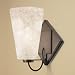 Bling II One Light Wall Sconce with Diamond Canopy Finish: Chrome, Shade Color: Gold