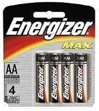 Energizer E91BP-4 AA Batteries (4-Pack)