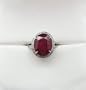 Platinum Diamond and Ruby Ring