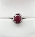 Platinum Diamond and Ruby Ring