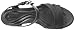 crocs Women's Leigh II Ankle Strap Wedge, Black/Black, 7 M US