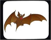 Mouse Pad with bat, brown, flying, rodent, vampire