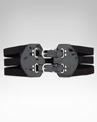 Double Buckle Elastic Stretch Belt
