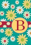 Monogram Whimsey B - Garden Flag by Toland