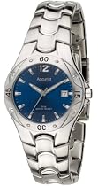 Accurist MB650N Gents stainless steel bracelet watch with navy dial