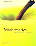 Mathematics For Elementary School Teachers: Text