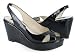 thumbnail: Steven by Steve Madden Garrie Black Patent Wedge Slingback Platform from STEVEN by Steve Madden