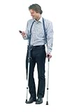 Set of Crutch Straps for Walking Aids / Supports Black
