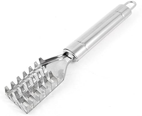 Iable 1X Stainless Steel Grip Handle Fish Scale Scraper Remover 7.8 Inch Long