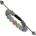 10mm Hematite Multi Czech Crystal Shamballa Bracelet