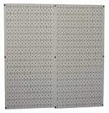 Gray Metal Pegboard By Wall Control - 2 Pack