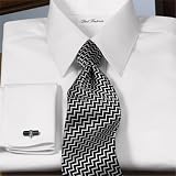 Imperial 100s European Straight Collar French Cuff Dress Shirt