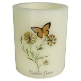 Printemps Wax Hurricane w Centaurea Embossed