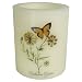 Printemps Wax Hurricane w Glass Votive, Centaurea Embossed