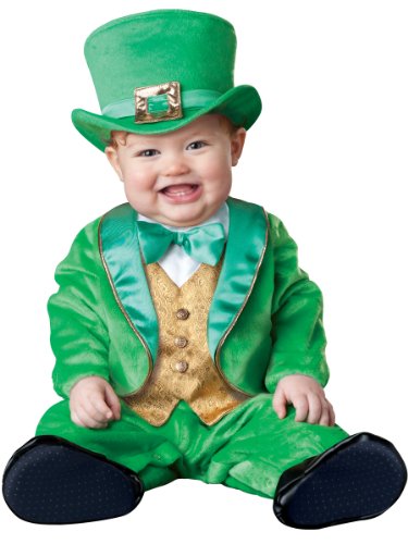 InCharacter Costumes Baby's Lil' Leprechaun Costume, Green/Gold/White, Large (18 Months-24 Months)