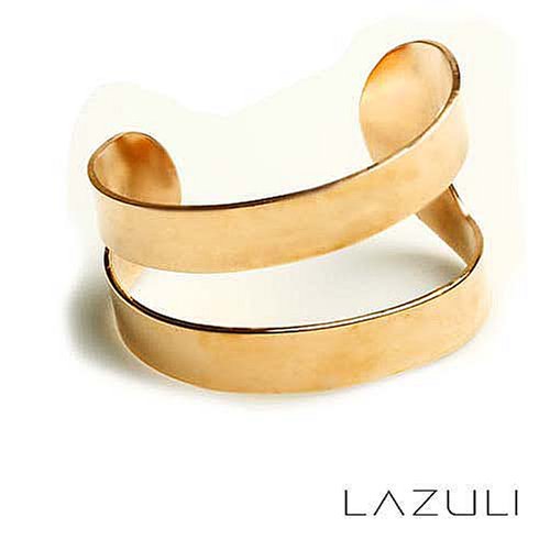 Copper Rail Shiny Adjustable Cuff Bracelet