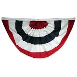 5ft x 10ft Sewn Nylon Pleated Fan - No Stars